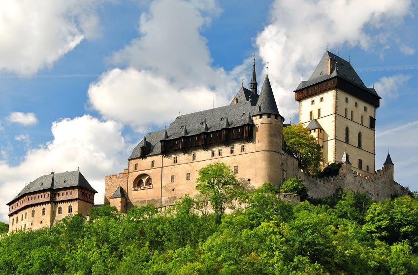 Karlštejn Castle, Central Bohemia (near Prague), Czech Republic (Czechia)